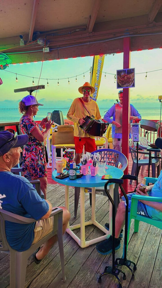 Live music on the patio