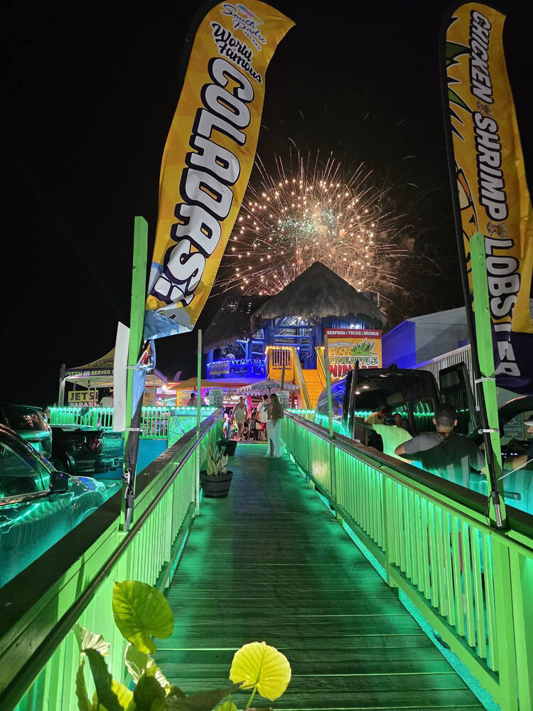 Island nights and fireworks